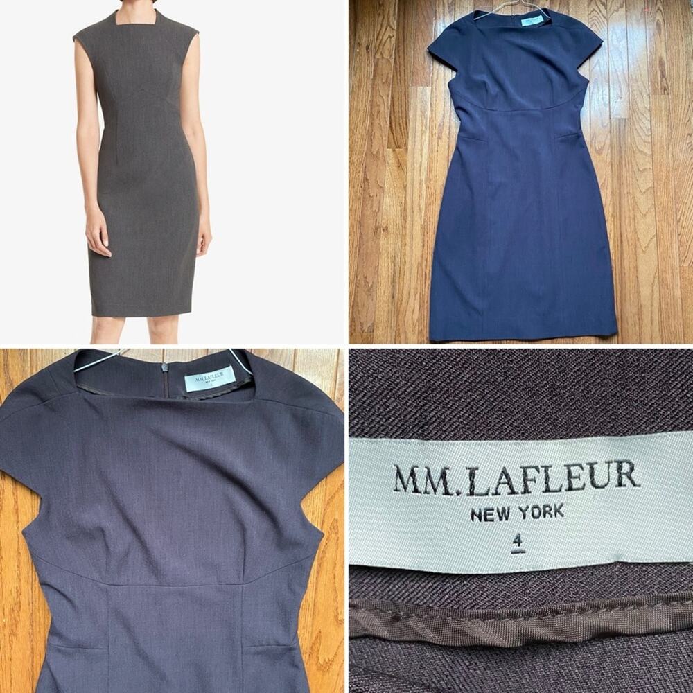 MM LaFleur The Shanna Washable Dress—Dark Brown sz 4 EUC